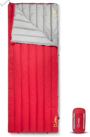 ATEPA Down Sleeping Bag for Adults, 650FP Ultralight 3 Season Compact Packable Sleeping Bag with Compression Sack for Camping Backpacking Hiking