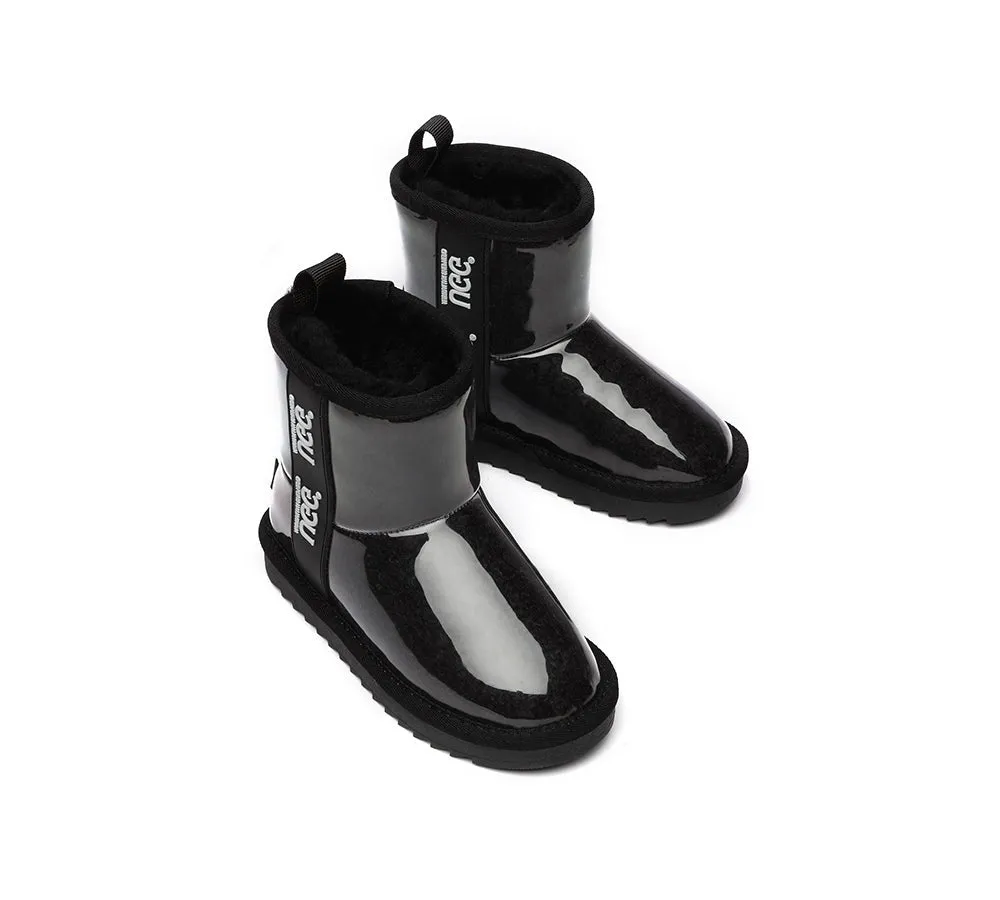 AUSTRALIAN SHEPHERD® UGG Kids Clear Waterproof Shearling Boots Coated Classic
