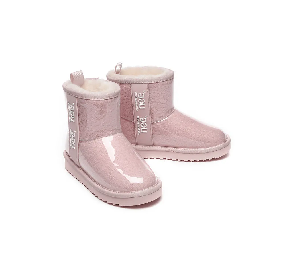 AUSTRALIAN SHEPHERD® UGG Kids Clear Waterproof Shearling Boots Coated Classic