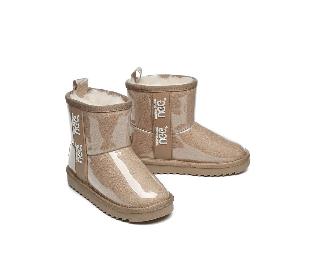 AUSTRALIAN SHEPHERD® UGG Kids Clear Waterproof Shearling Boots Coated Classic
