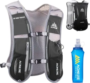 Azarxis Running Water Bottles Flask BPA Free Leakproof Hydration Vest Packs Waist Belt Replacement for Triathlon Marathon Hiking Cycling Climbing Jogging Runner