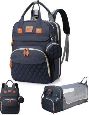 Baby Diaper Bag Backpack, Large Baby Diaper Bags for Boys Girls, Baby Bag with USB Charging Port, Multifunction Waterproof Travel Bag for Moms Dads
