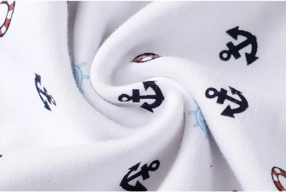 Baby Sleep Gown - Organic Cotton Lightweight 0-18 Months Sleeper for Easier Diaper Changing with Mitten Cuffs