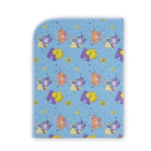Baby Waterproof Changing Mat Sky Blue (60 X 80 Cm) - Sunshine