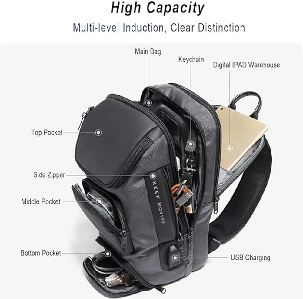 Backpack Shoulder for Fast response Rapid shipping Bag Casual Sling Crossbody Sling Daypack Backpack Men Rucksack