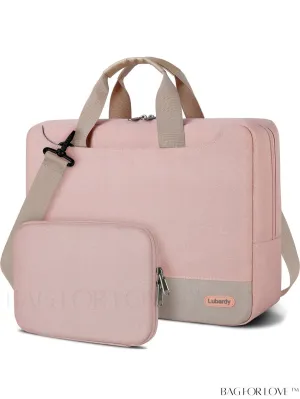 BagForLove - 15.6 Laptop Bag with Cable Organizer, Waterproof Sleeve, and Shoulder Strap - Professional Briefcase