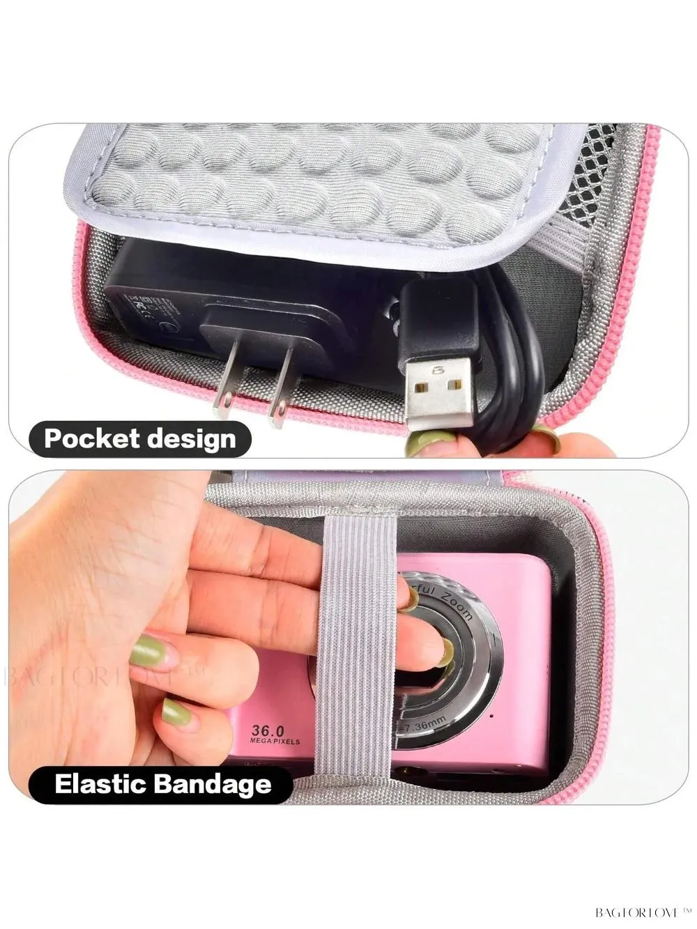 BagForLove - AbergBest Camera Case Storage Holder for College Student