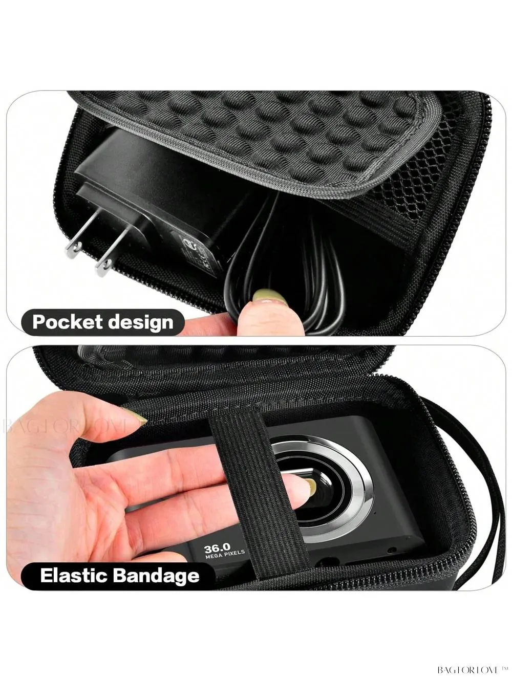 BagForLove - AbergBest Camera Case Storage Holder for College Student