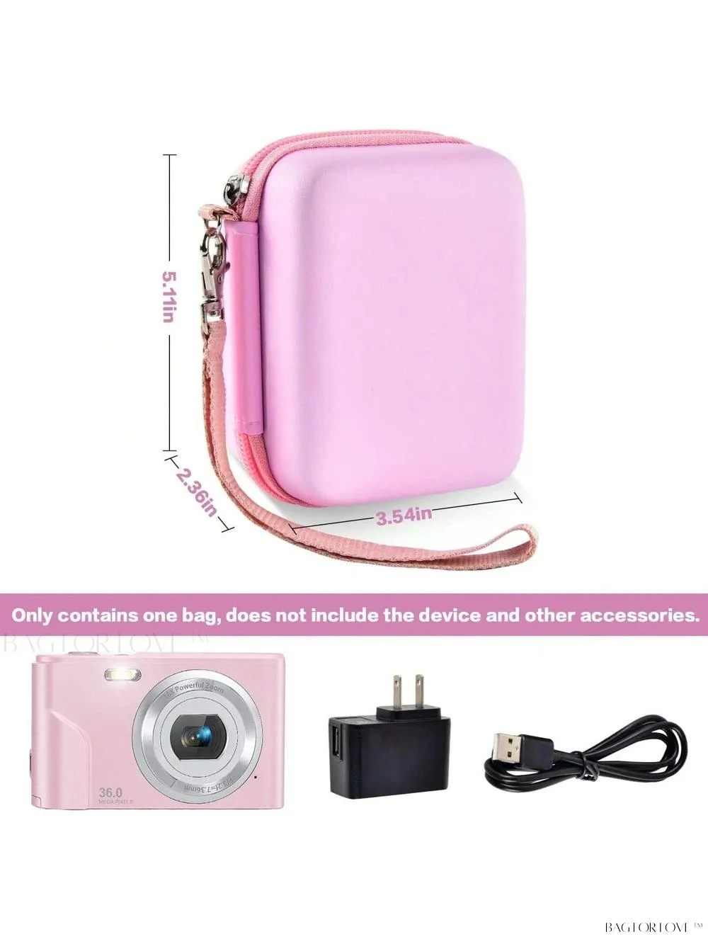 BagForLove - AbergBest Camera Case Storage Holder for College Student