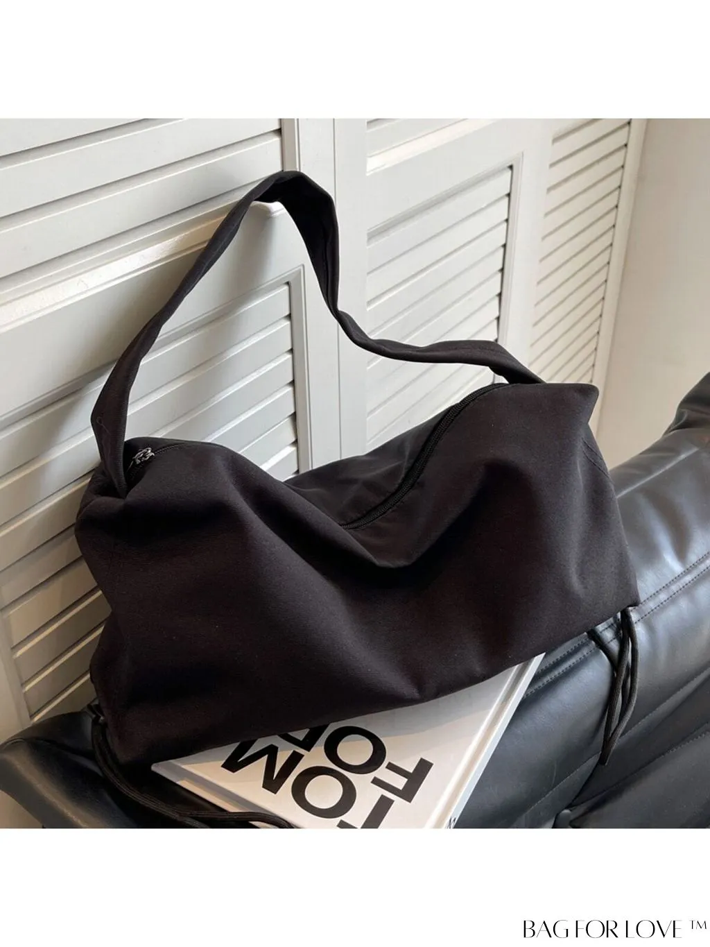 BagForLove - Classic Large Capacity Shoulder Bag in Fashionable Solid Color