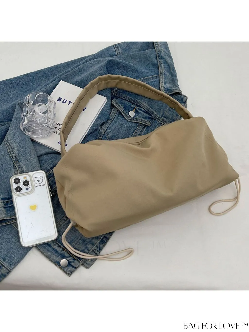 BagForLove - Classic Large Capacity Shoulder Bag in Fashionable Solid Color