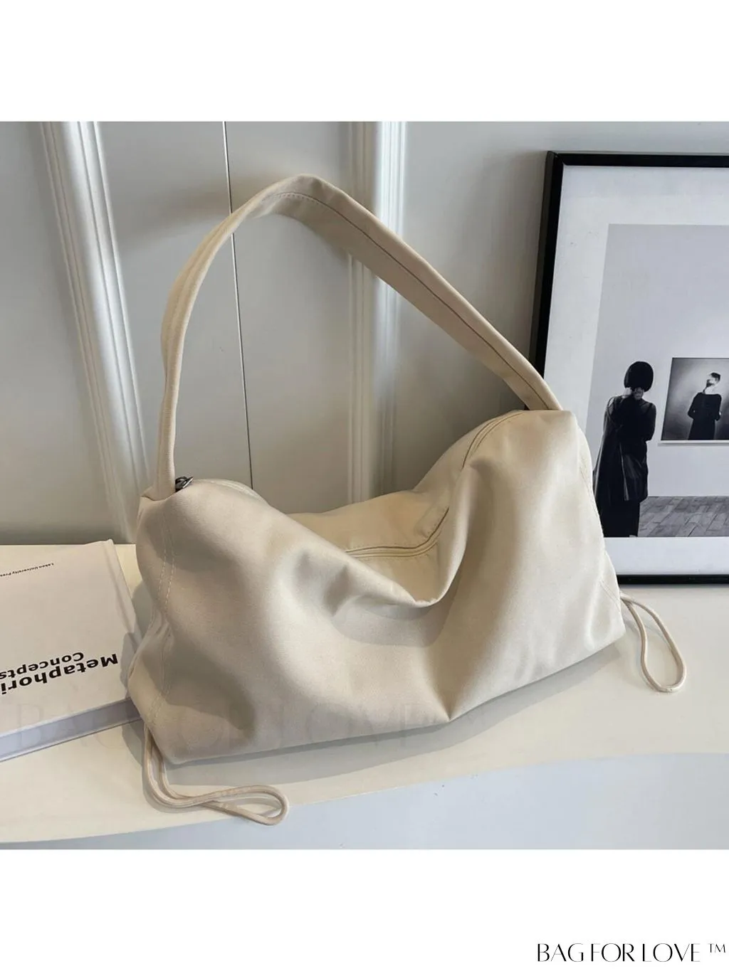 BagForLove - Classic Large Capacity Shoulder Bag in Fashionable Solid Color