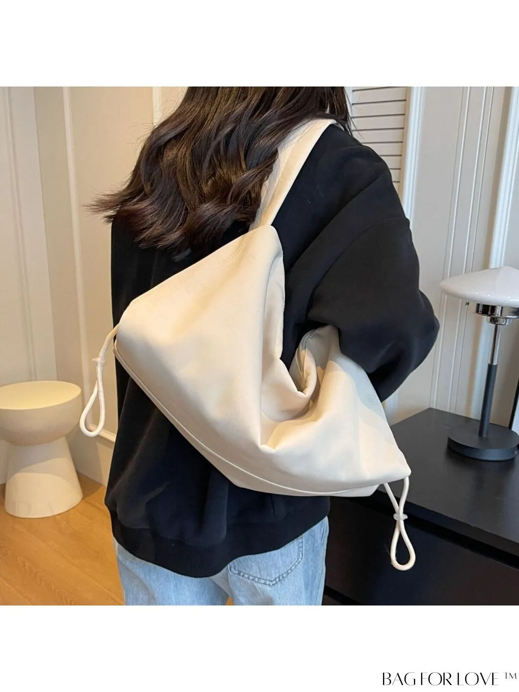 BagForLove - Classic Large Capacity Shoulder Bag in Fashionable Solid Color