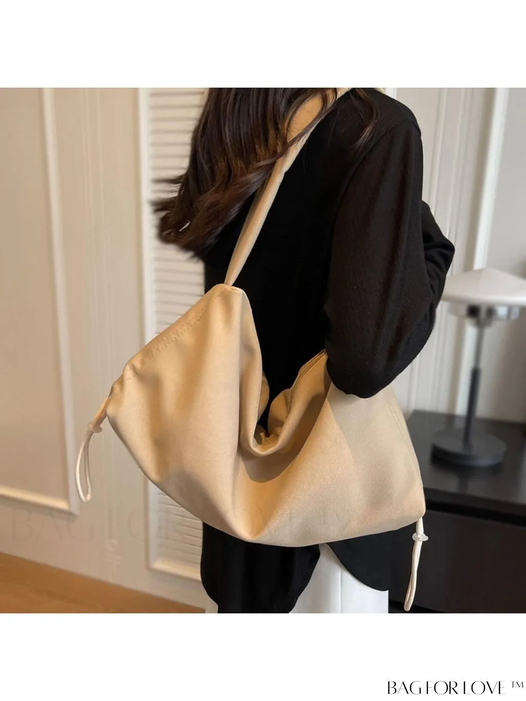 BagForLove - Classic Large Capacity Shoulder Bag in Fashionable Solid Color