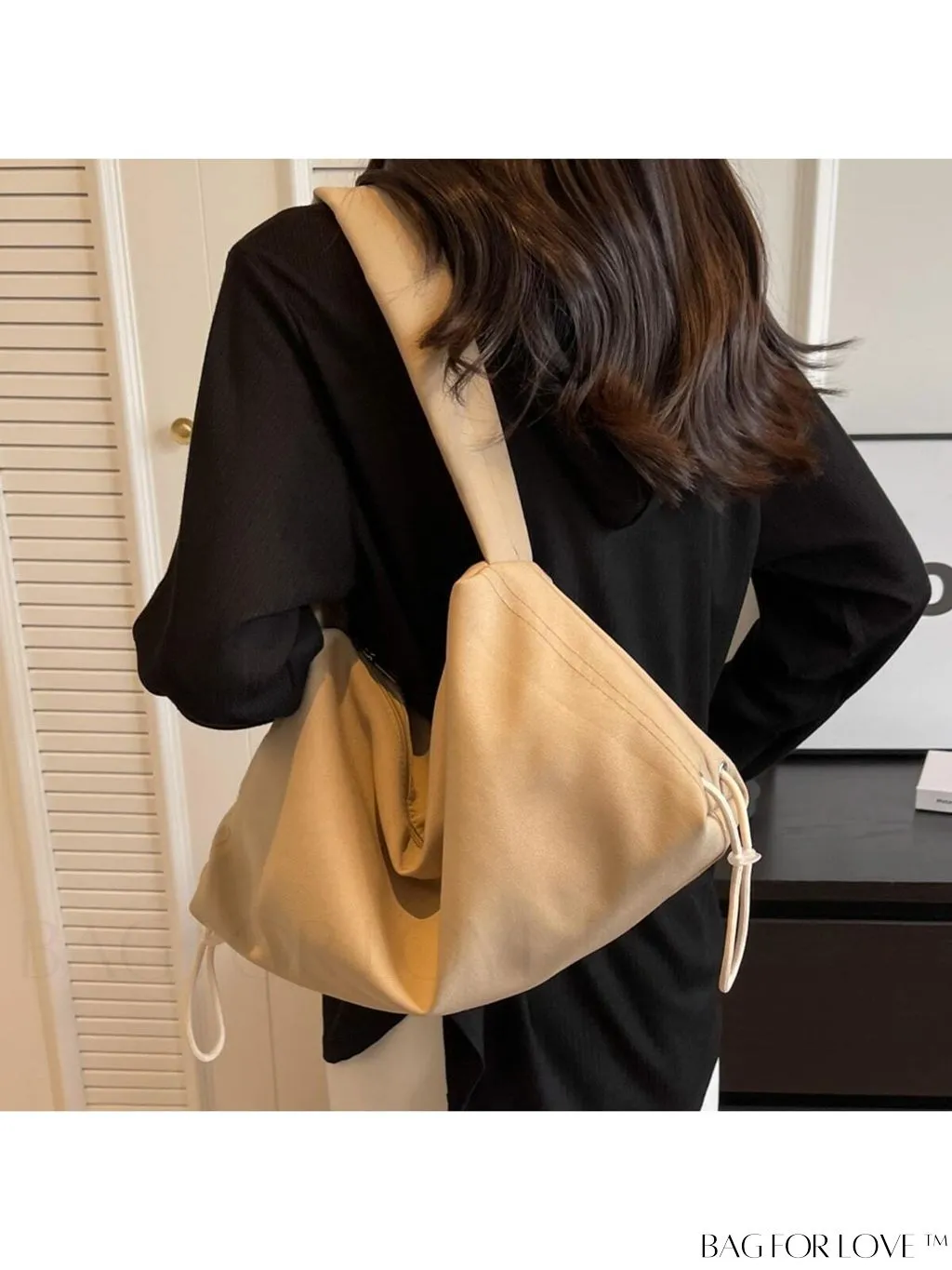 BagForLove - Classic Large Capacity Shoulder Bag in Fashionable Solid Color