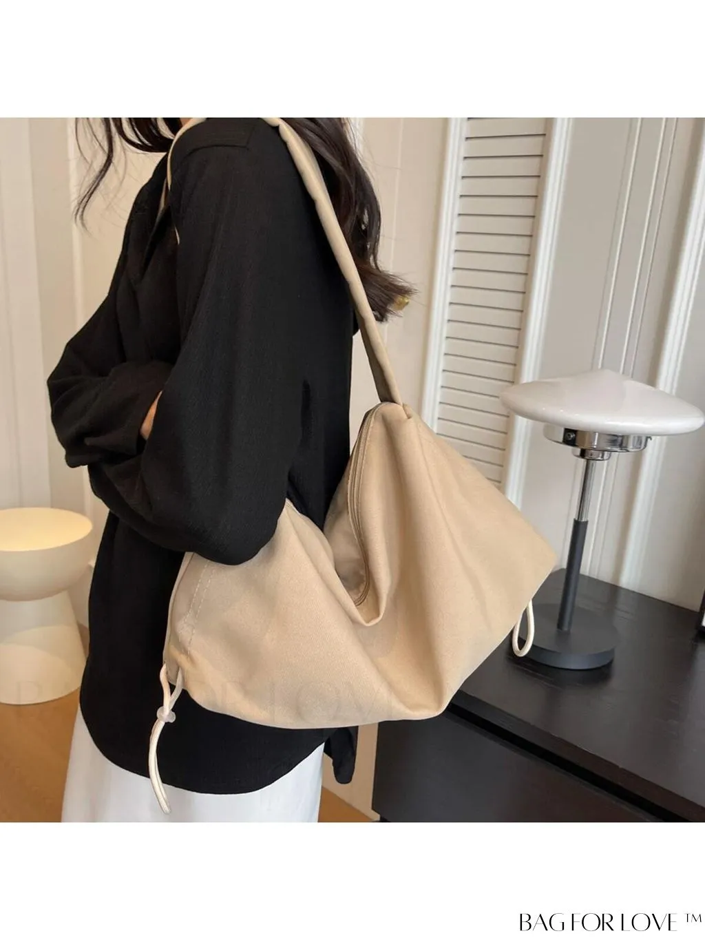 BagForLove - Classic Large Capacity Shoulder Bag in Fashionable Solid Color