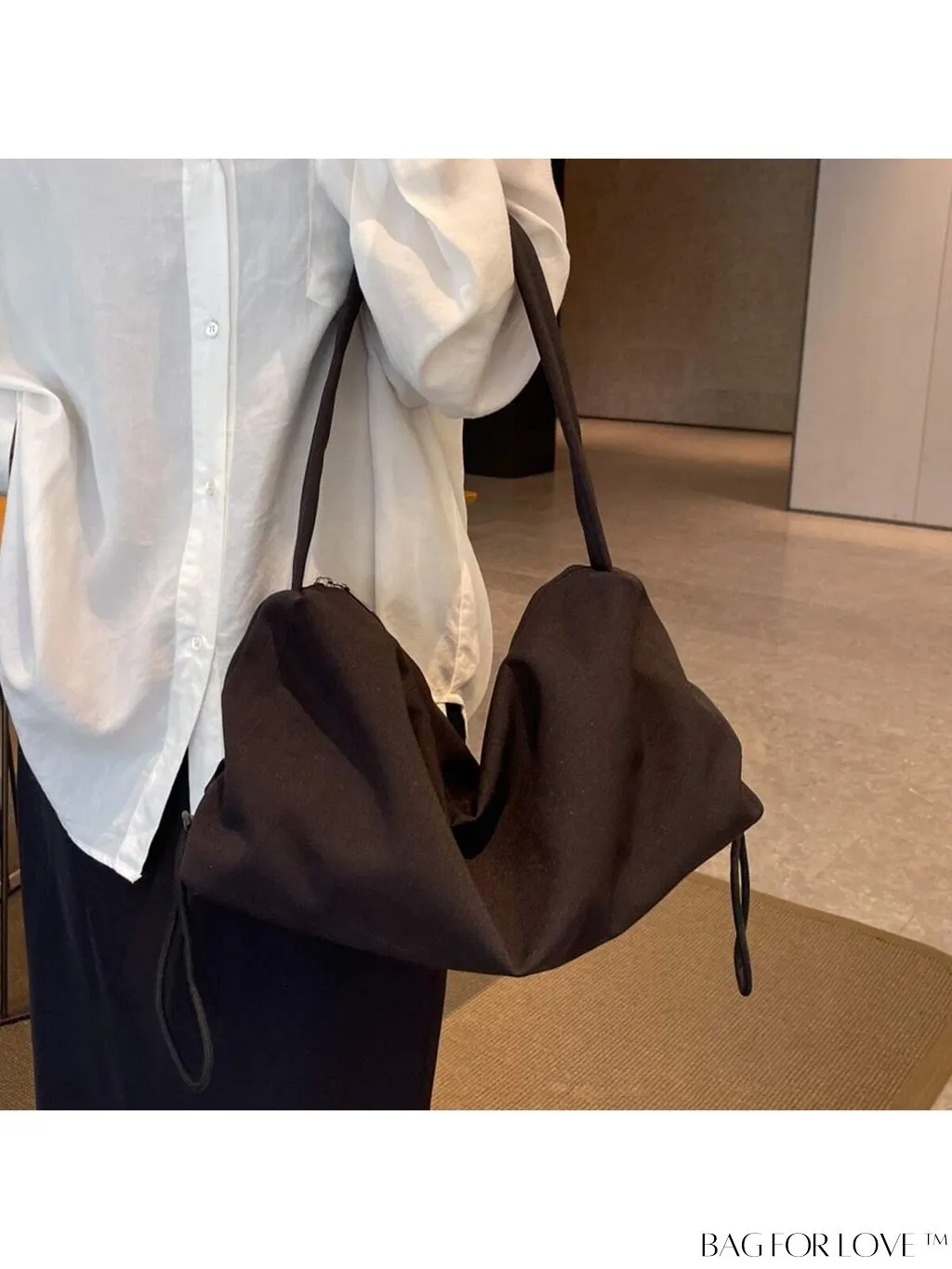 BagForLove - Classic Large Capacity Shoulder Bag in Fashionable Solid Color