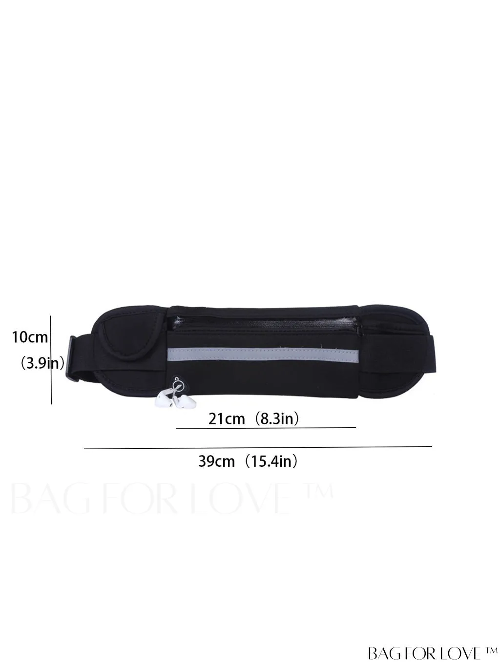 BagForLove - Compression Running Waist Bag - Sleek and Secure Fitness Accessory