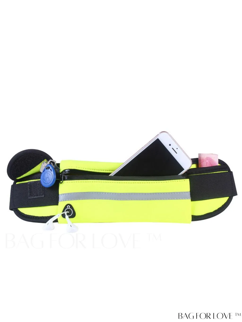 BagForLove - Compression Running Waist Bag - Sleek and Secure Fitness Accessory