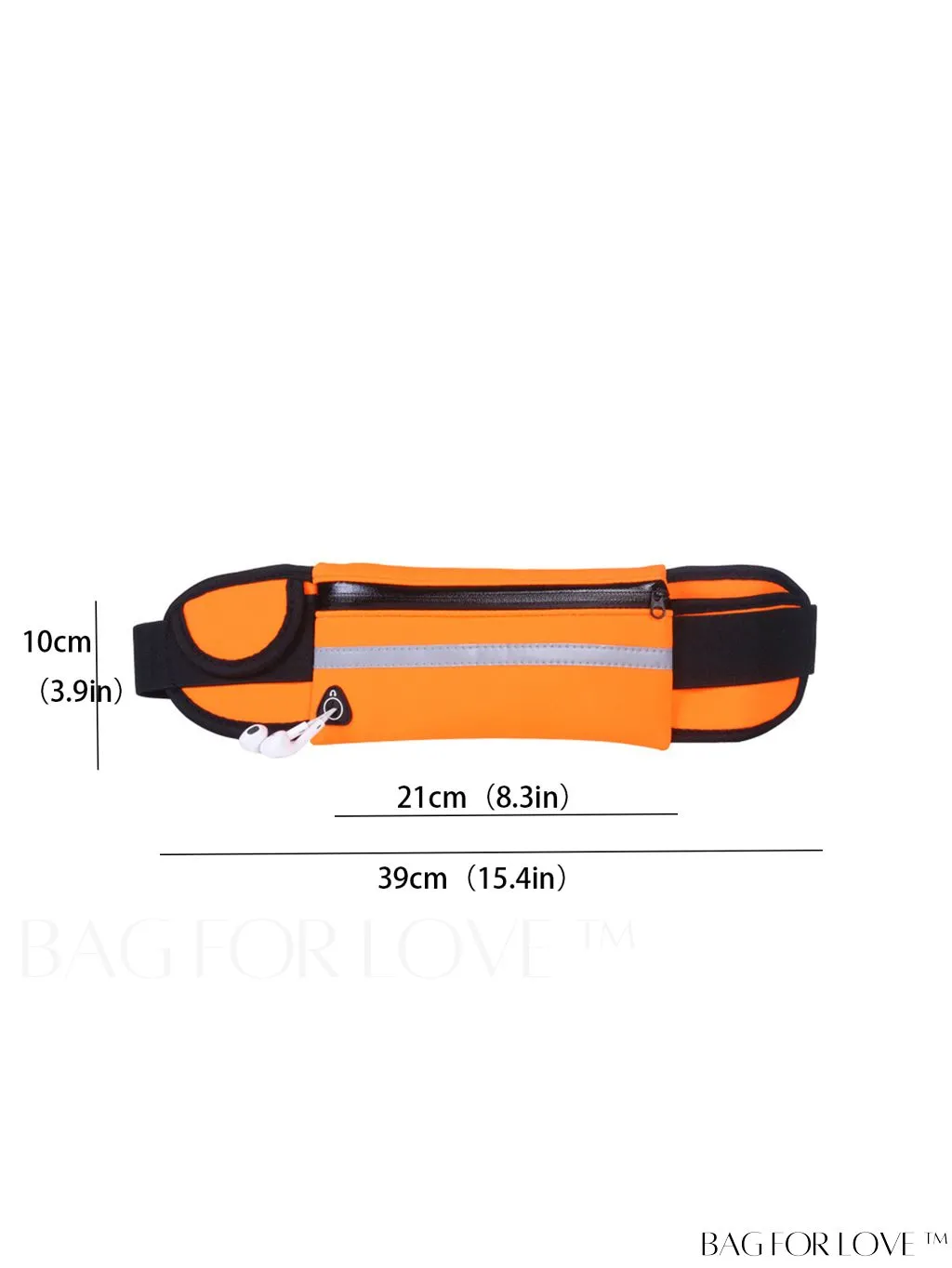 BagForLove - Compression Running Waist Bag - Sleek and Secure Fitness Accessory