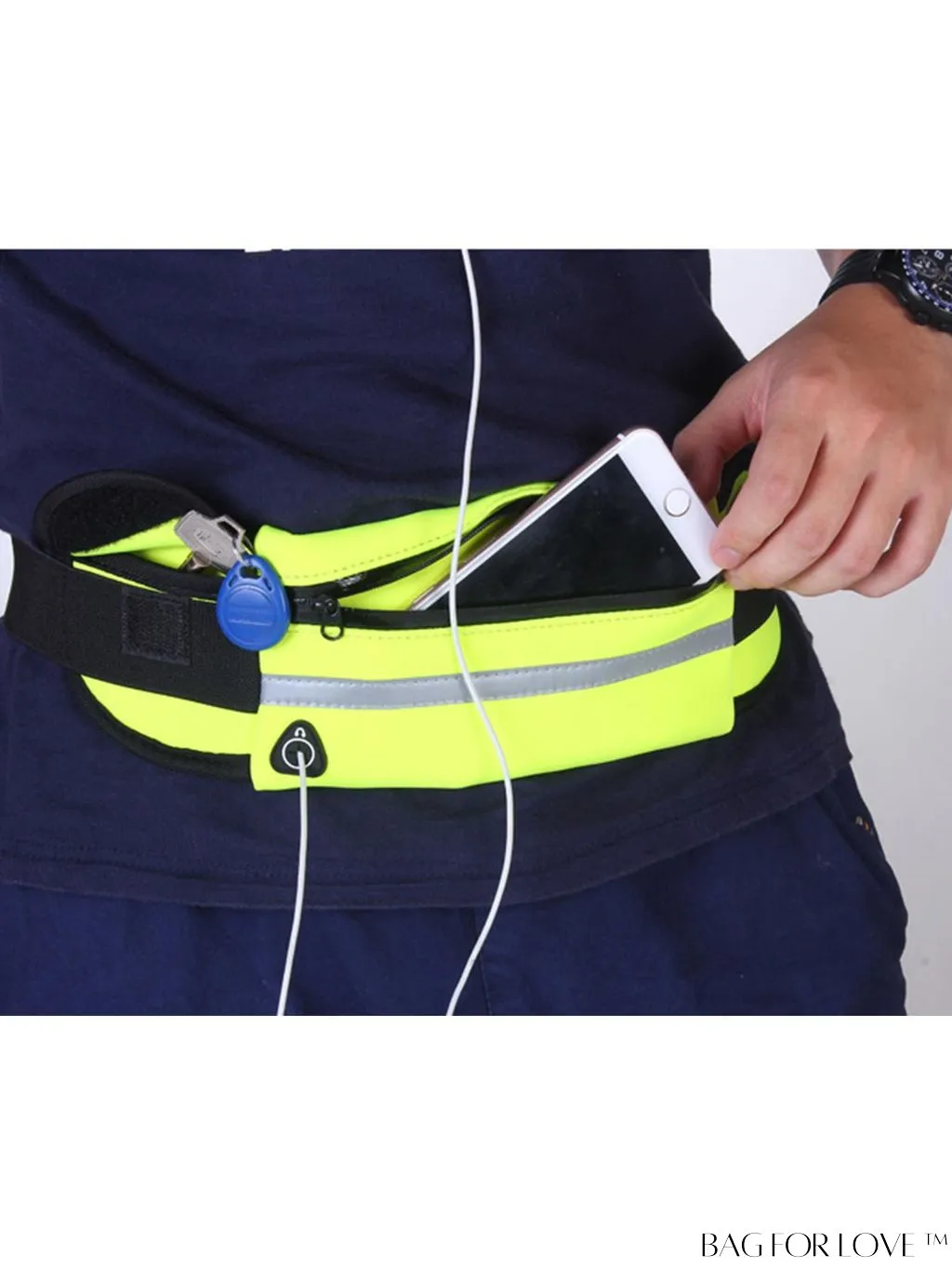 BagForLove - Compression Running Waist Bag - Sleek and Secure Fitness Accessory