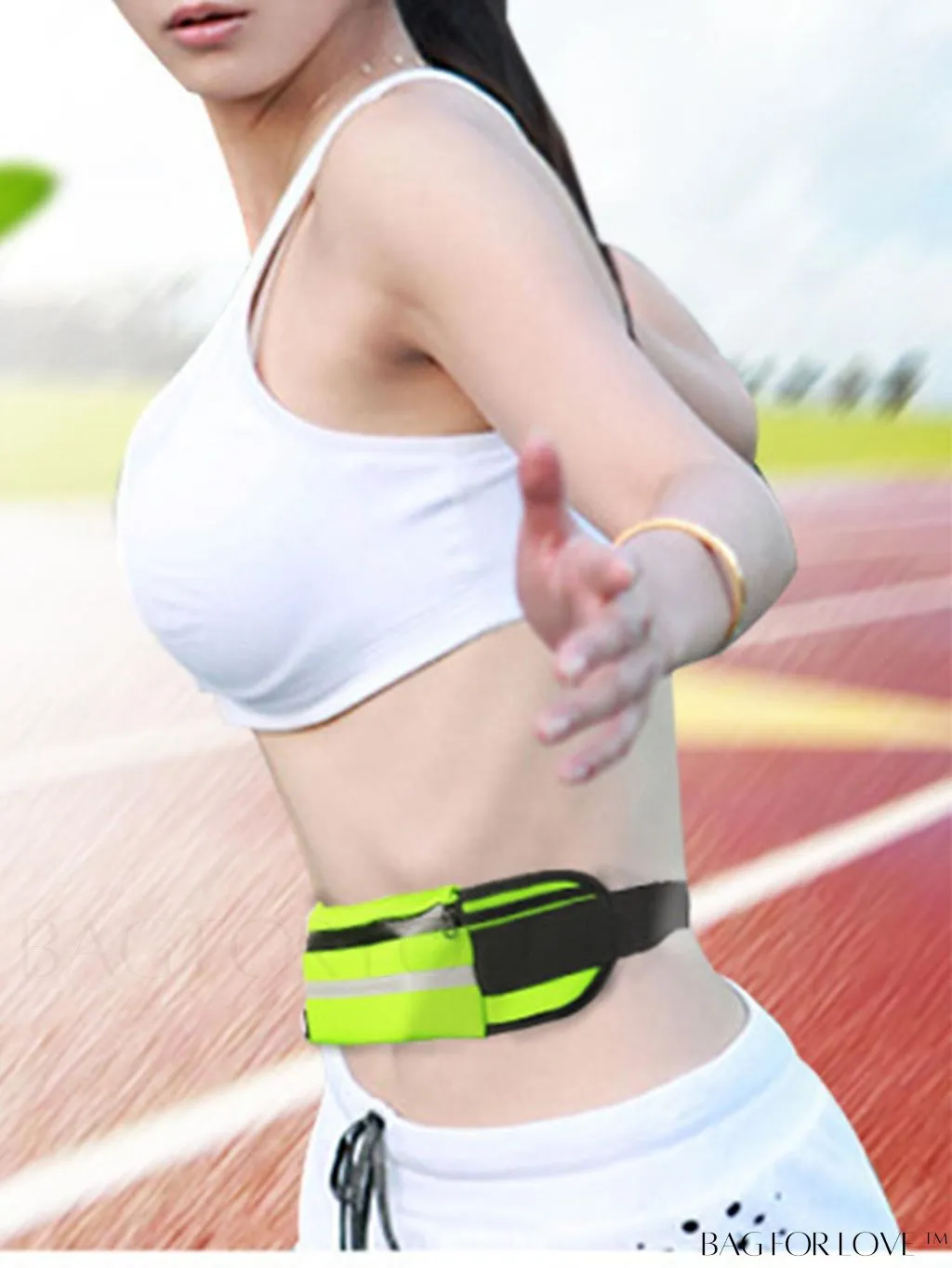 BagForLove - Compression Running Waist Bag - Sleek and Secure Fitness Accessory