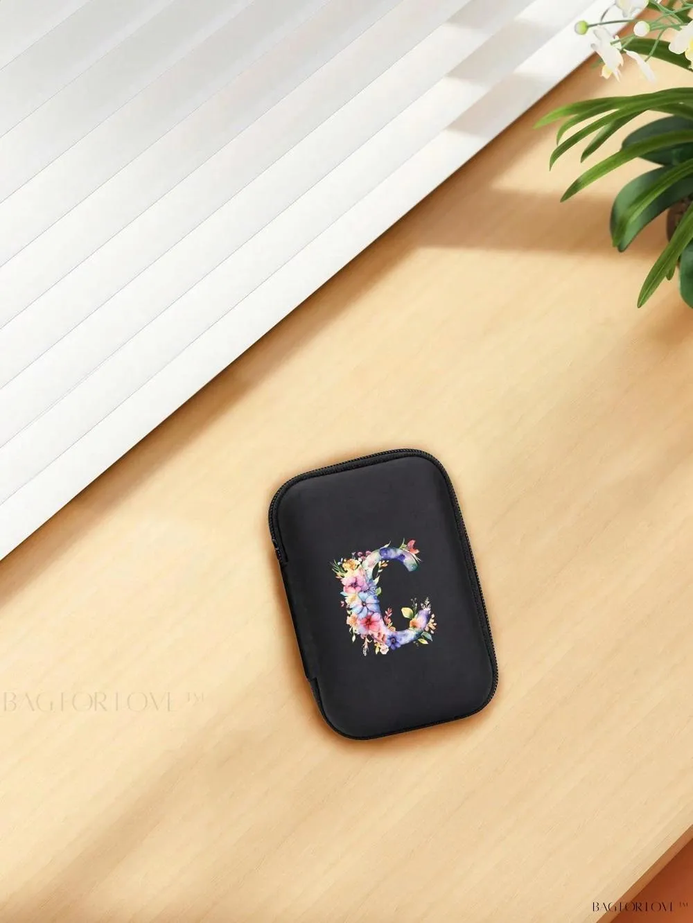 BagForLove - Embroidered Towel Data Cable Organizer for Women
