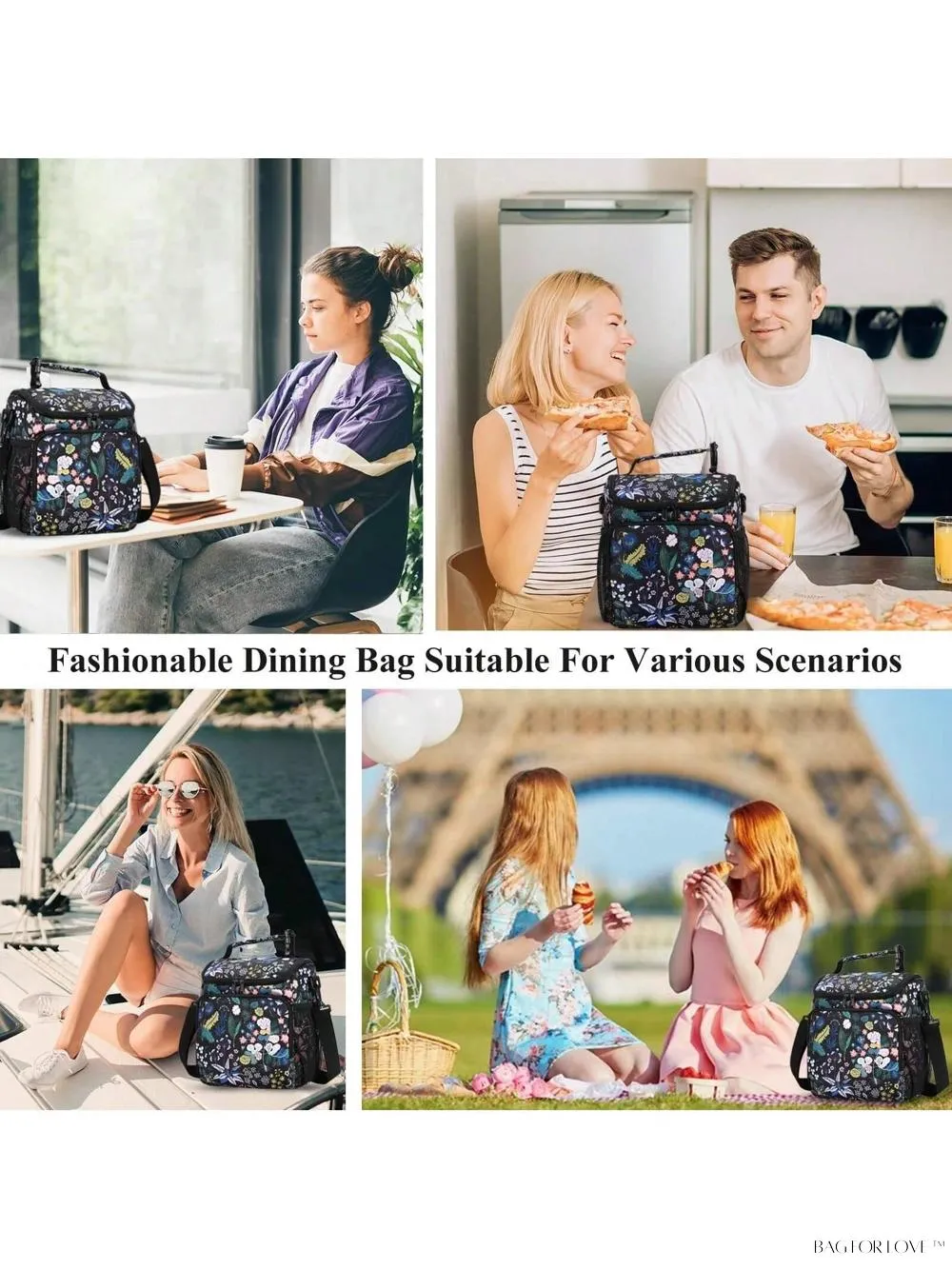 BagForLove - Insulated Cooler Bag with Adjustable Strap for Adults