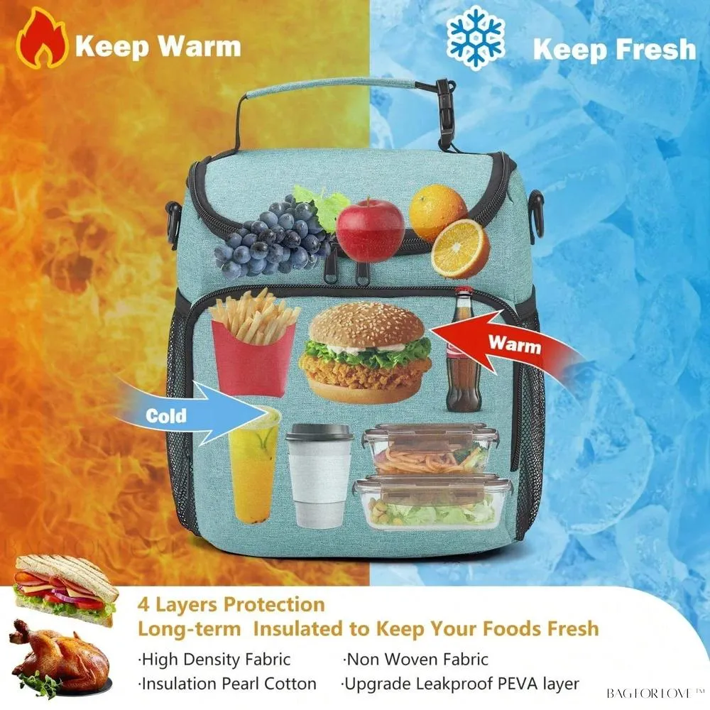 BagForLove - Insulated Cooler Bag with Adjustable Strap for Adults