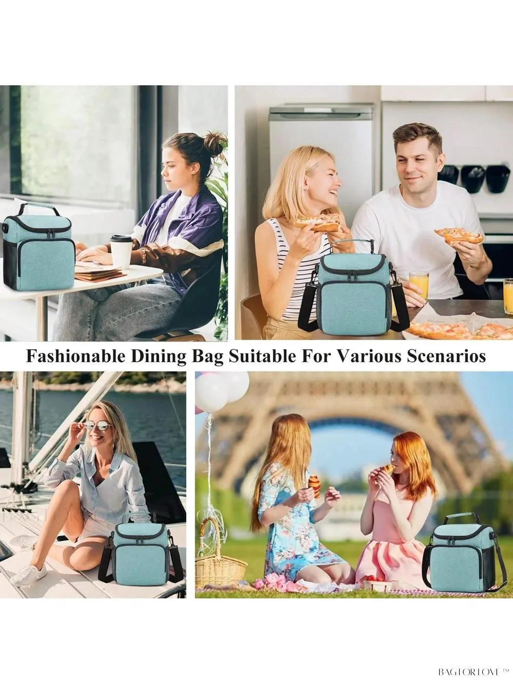BagForLove - Insulated Cooler Bag with Adjustable Strap for Adults