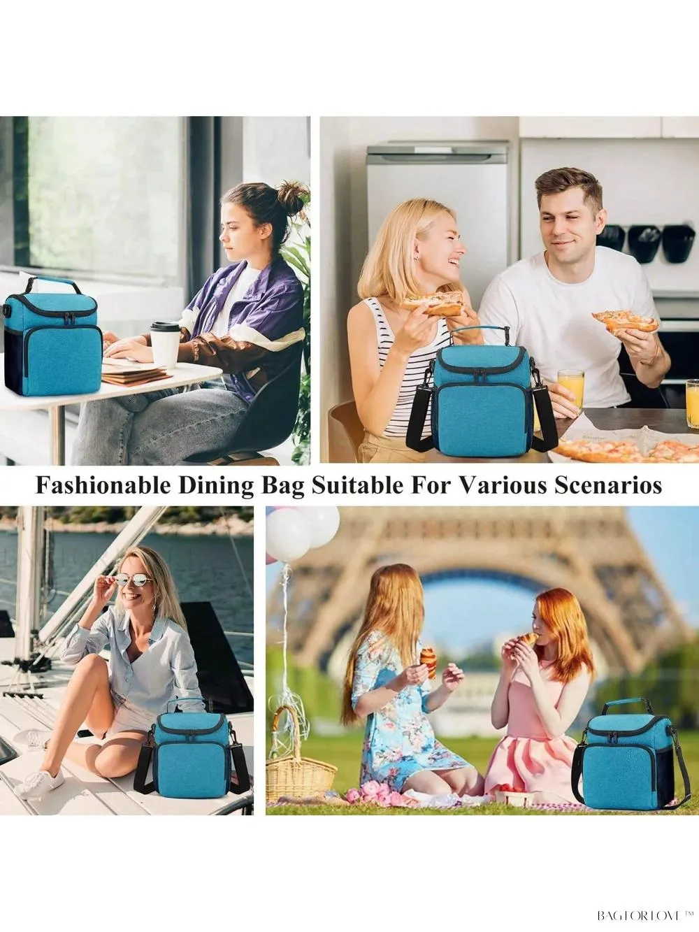 BagForLove - Insulated Cooler Bag with Adjustable Strap for Adults