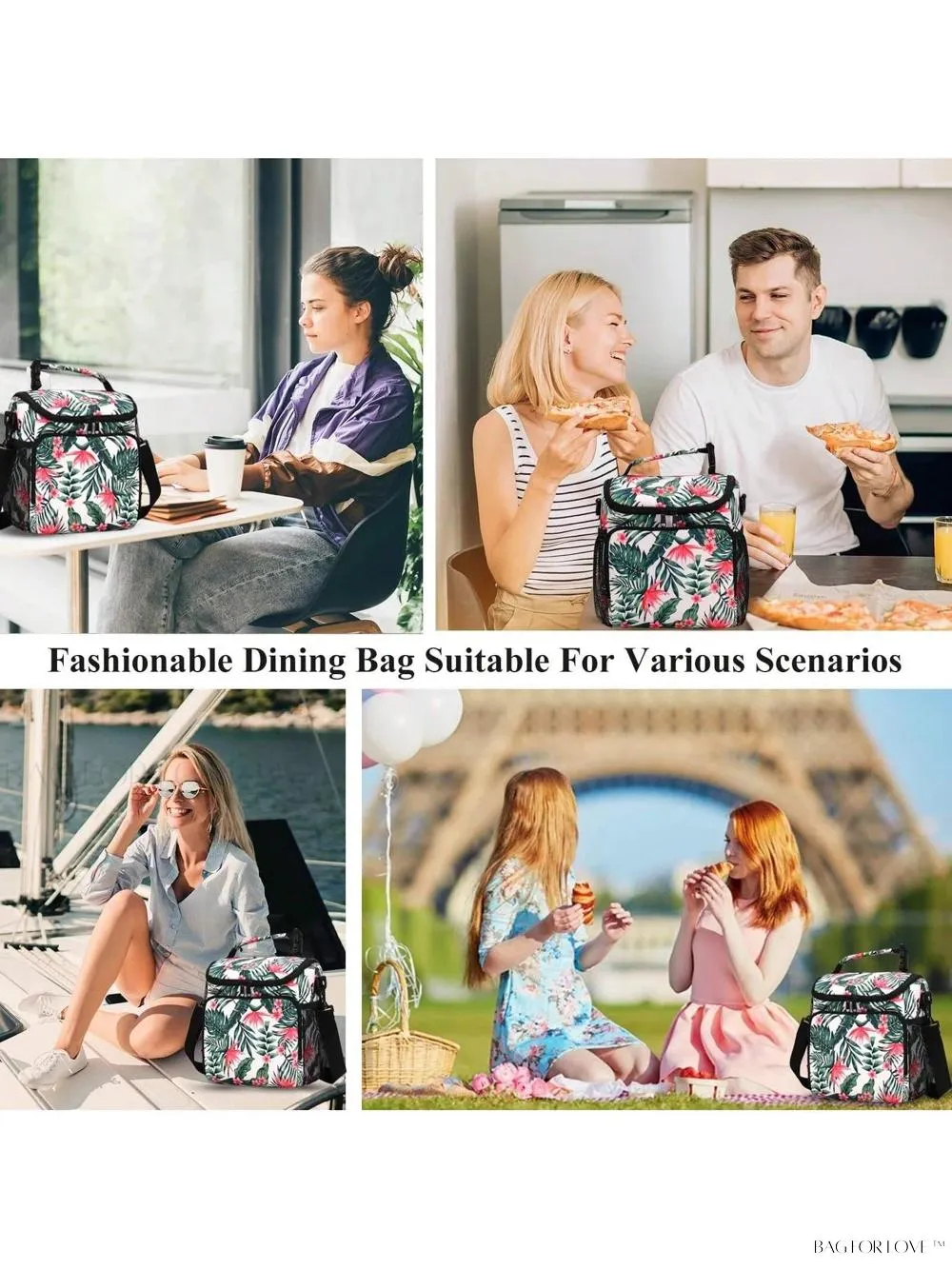 BagForLove - Insulated Cooler Bag with Adjustable Strap for Adults