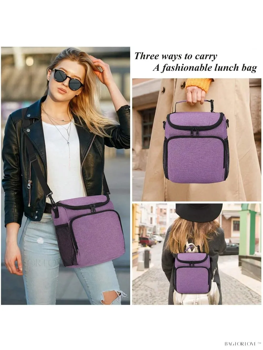 BagForLove - Insulated Cooler Bag with Adjustable Strap for Adults