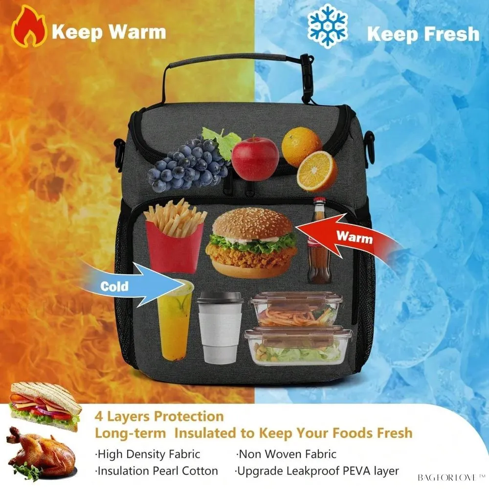BagForLove - Insulated Lunch Companion With Adjustable Strap