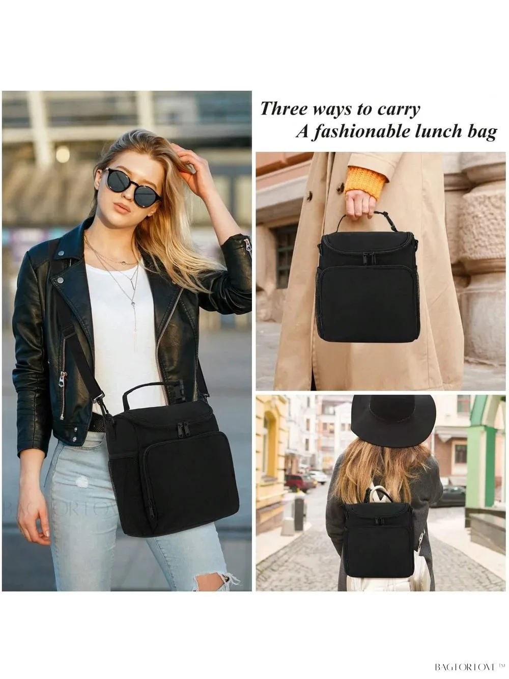 BagForLove - Insulated Lunch Companion With Adjustable Strap