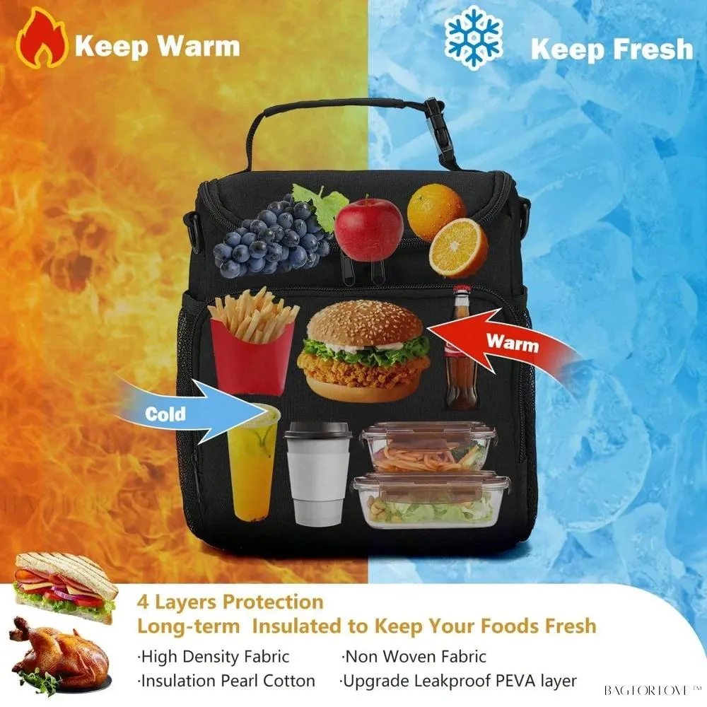 BagForLove - Insulated Lunch Companion With Adjustable Strap