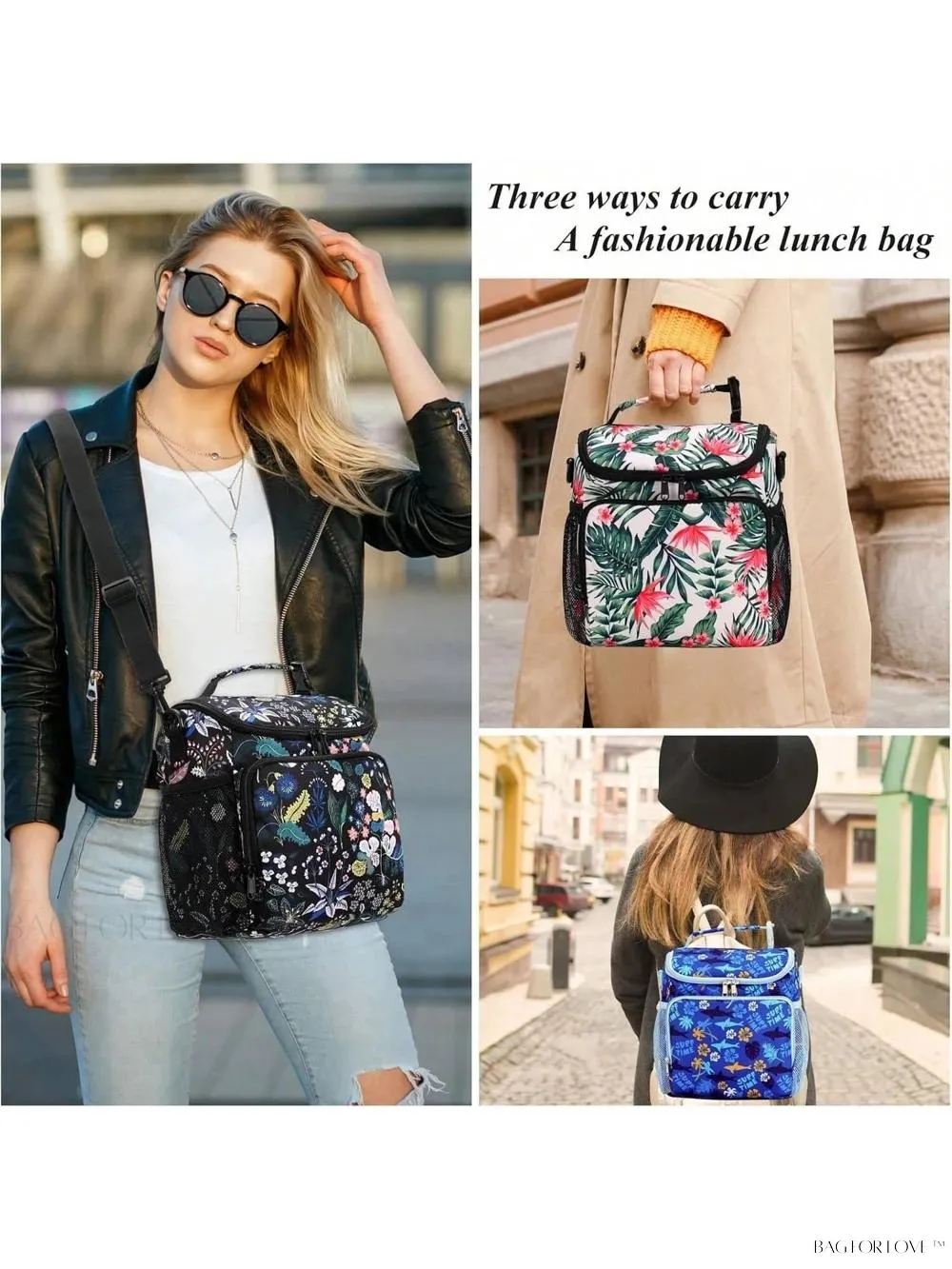 BagForLove - Insulated Lunch Companion With Adjustable Strap