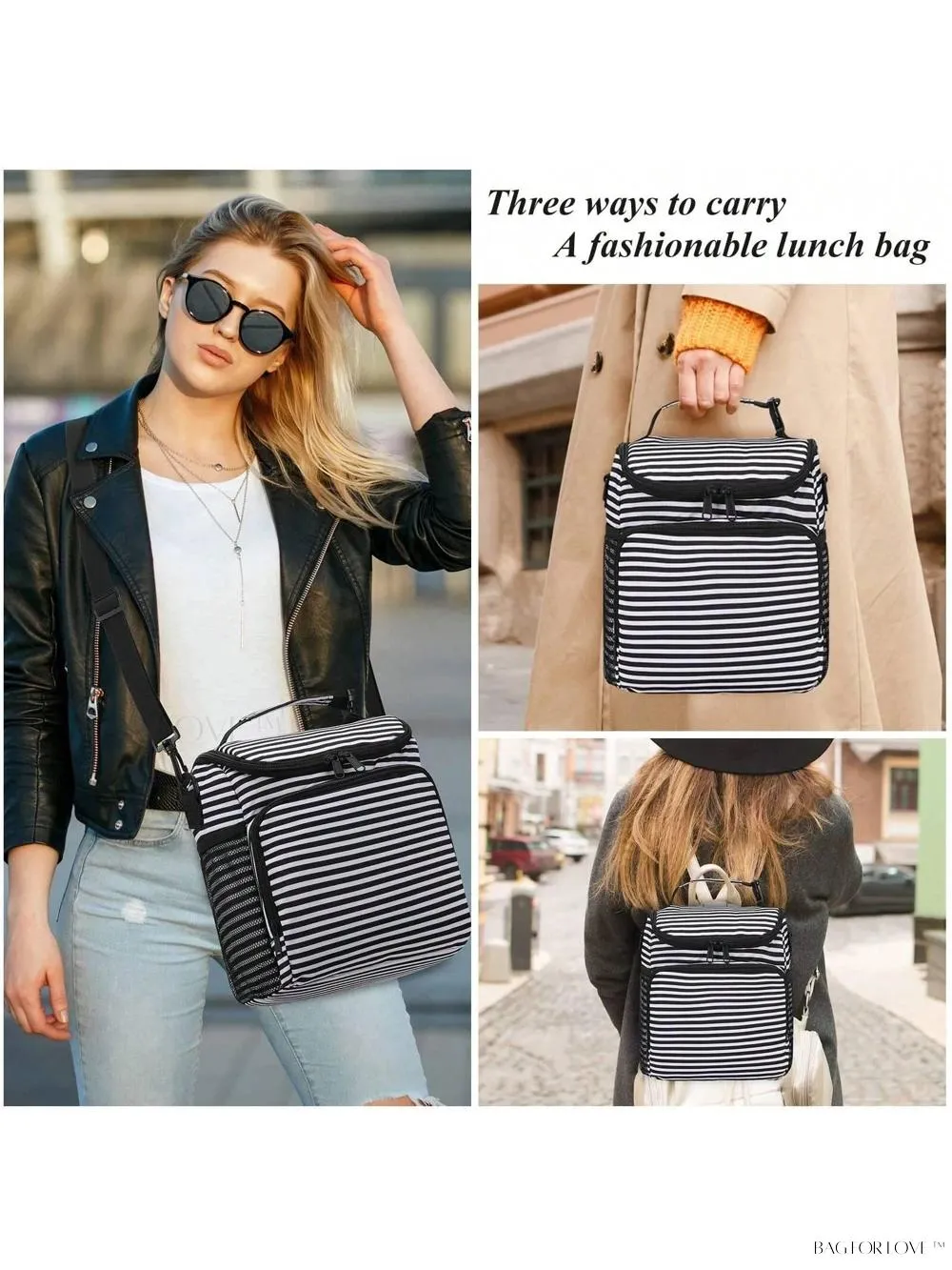 BagForLove - Insulated Lunch Companion With Adjustable Strap