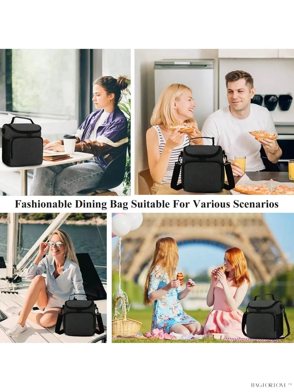BagForLove - Insulated Lunch Companion With Adjustable Strap