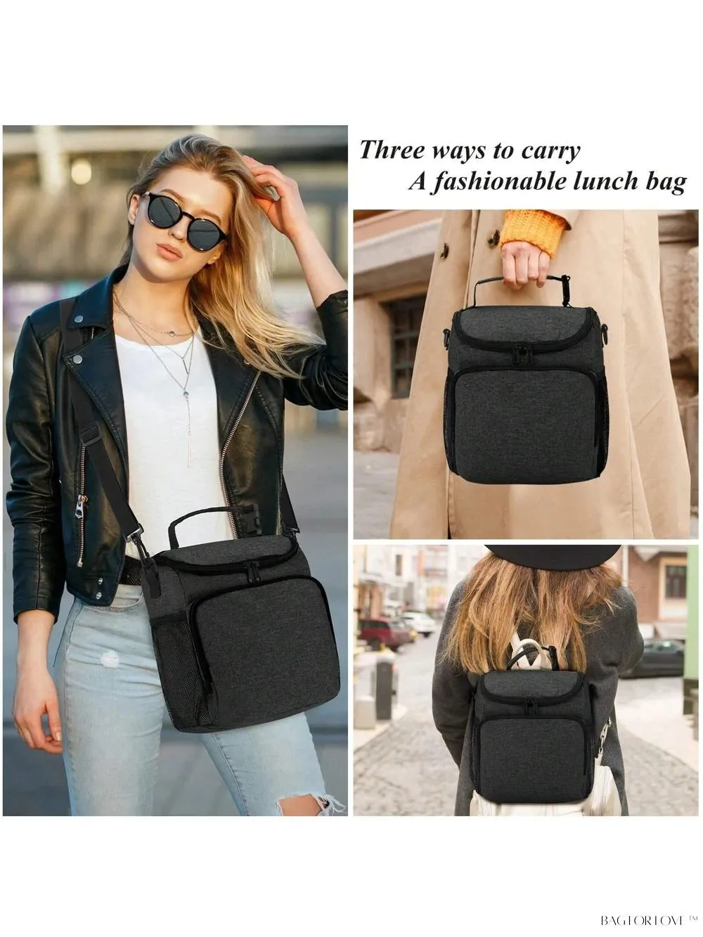 BagForLove - Insulated Lunch Companion With Adjustable Strap