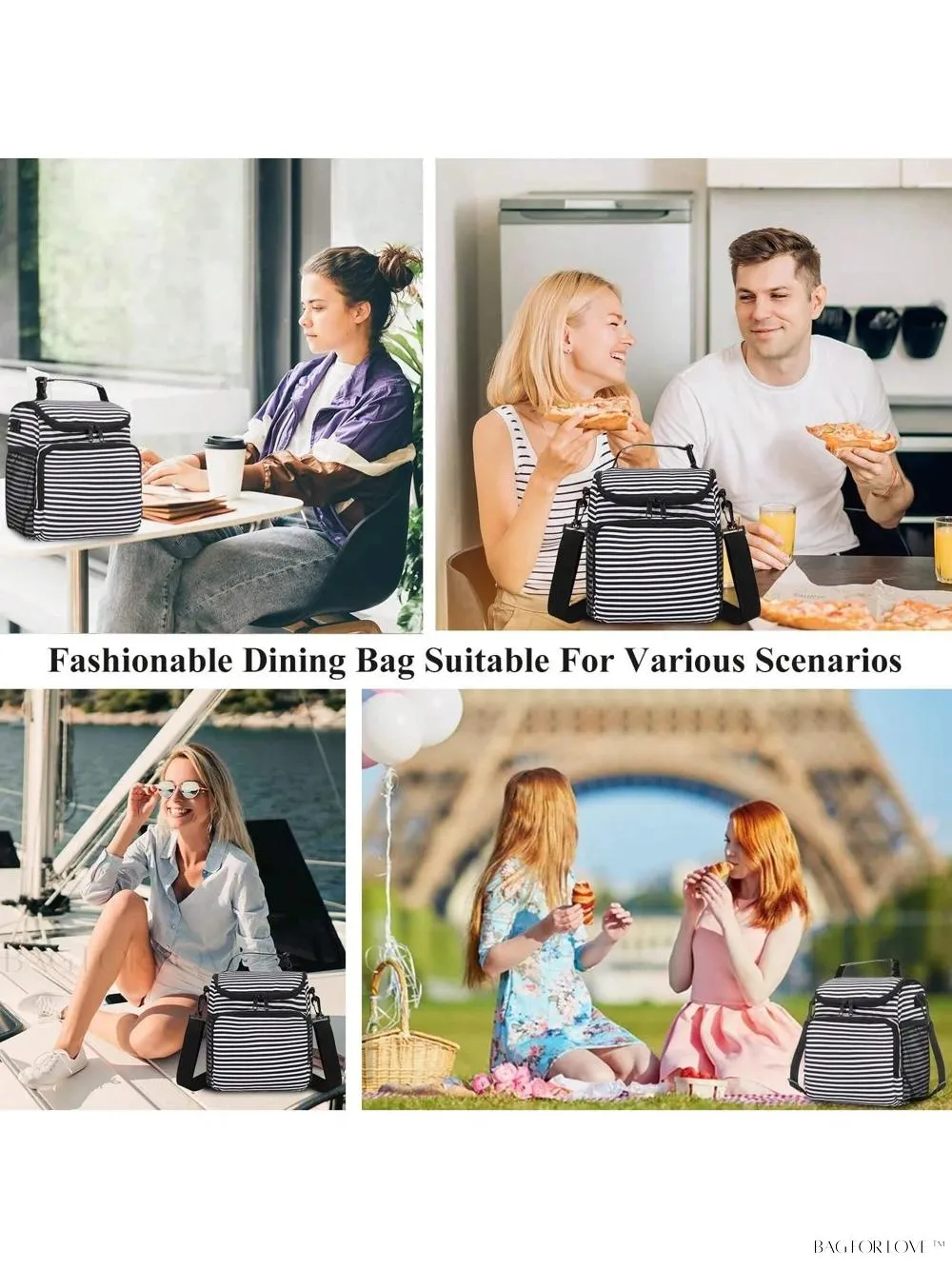 BagForLove - Insulated Lunch Companion With Adjustable Strap