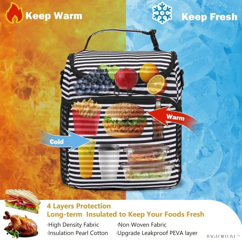 BagForLove - Insulated Lunch Companion With Adjustable Strap