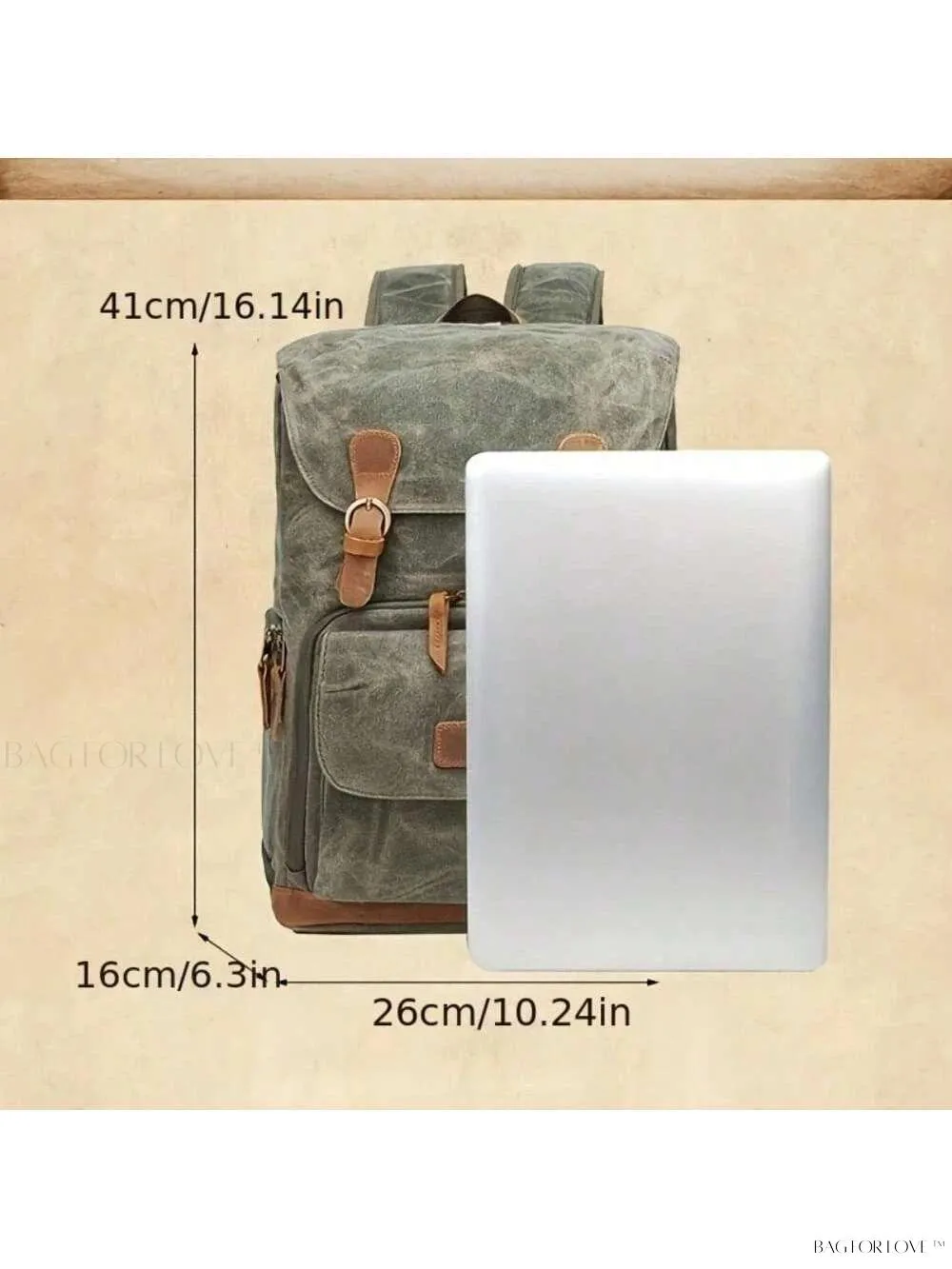 BagForLove - Large Capacity Canvas Camera Bag for Women