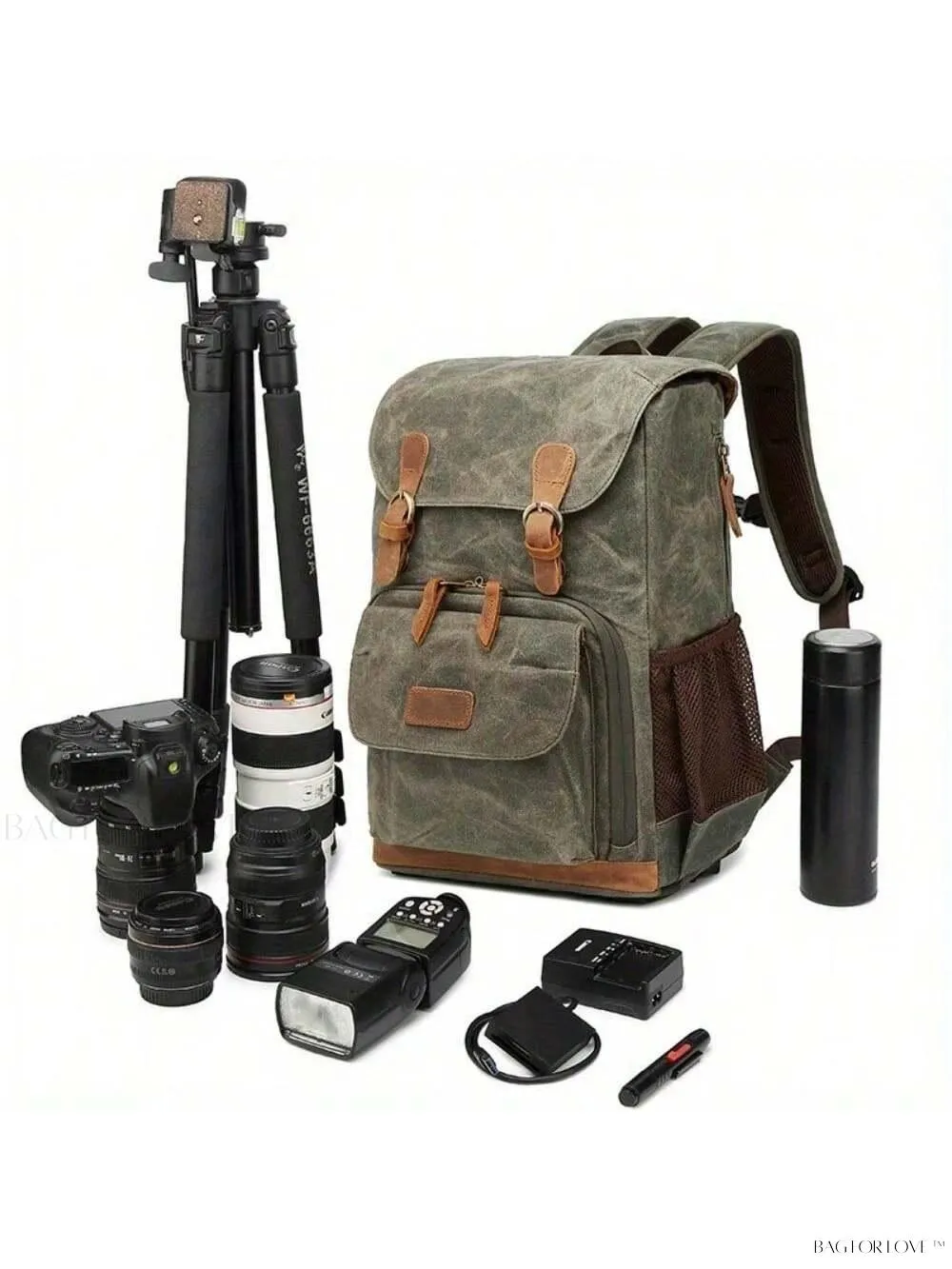BagForLove - Large Capacity Canvas Camera Bag for Women