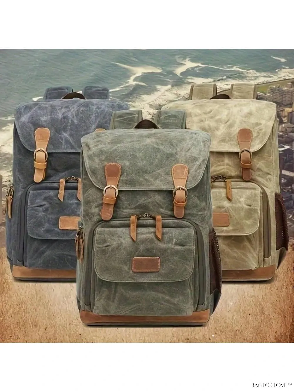 BagForLove - Large Capacity Canvas Camera Bag for Women