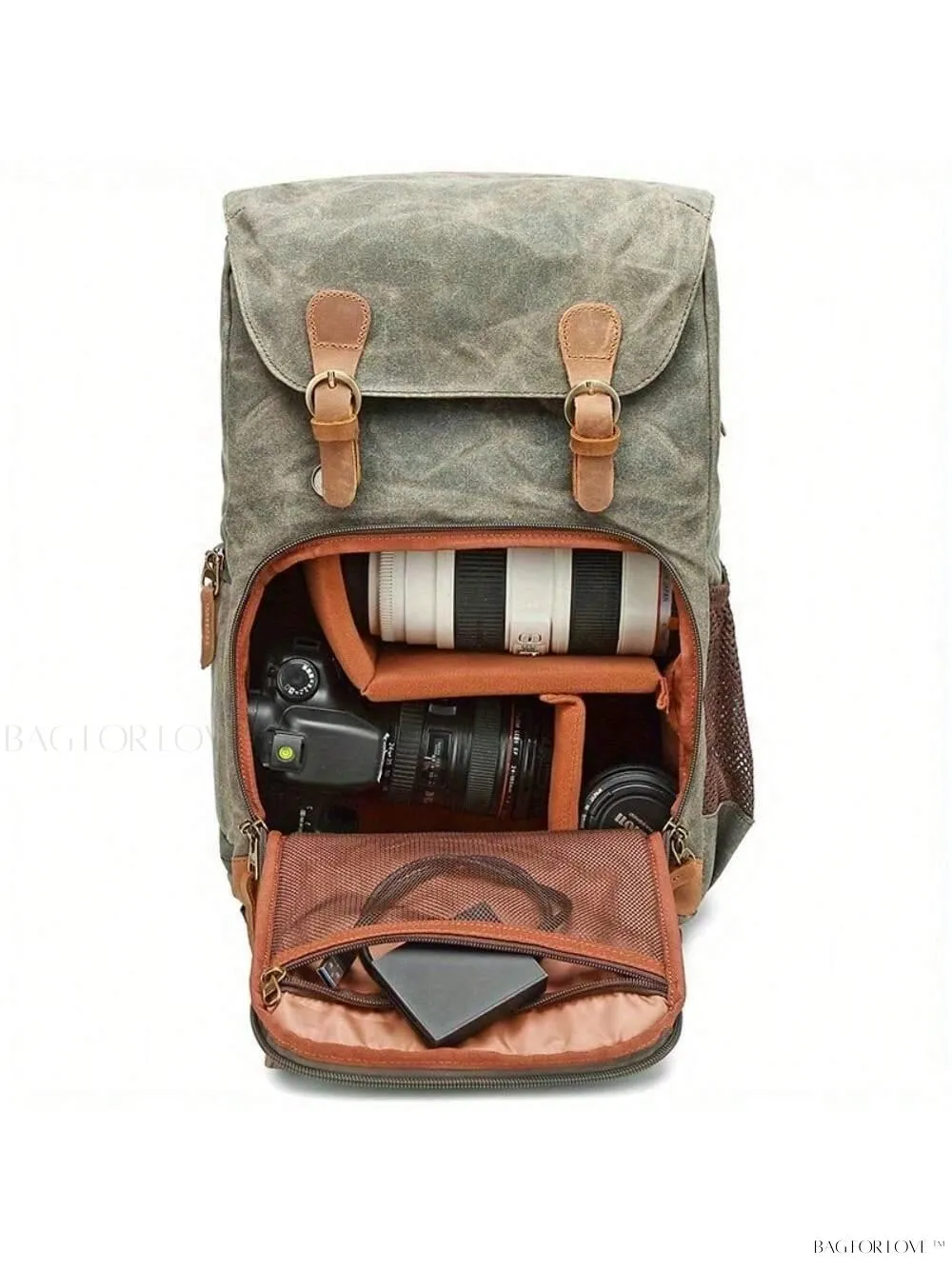 BagForLove - Large Capacity Canvas Camera Bag for Women