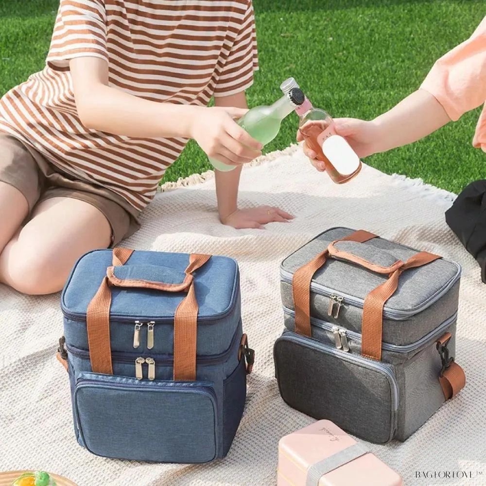 BagForLove - Large Capacity Oxford Cloth Cooler Bag for Home and Work