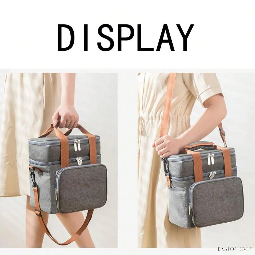 BagForLove - Large Capacity Oxford Cloth Cooler Bag for Home and Work