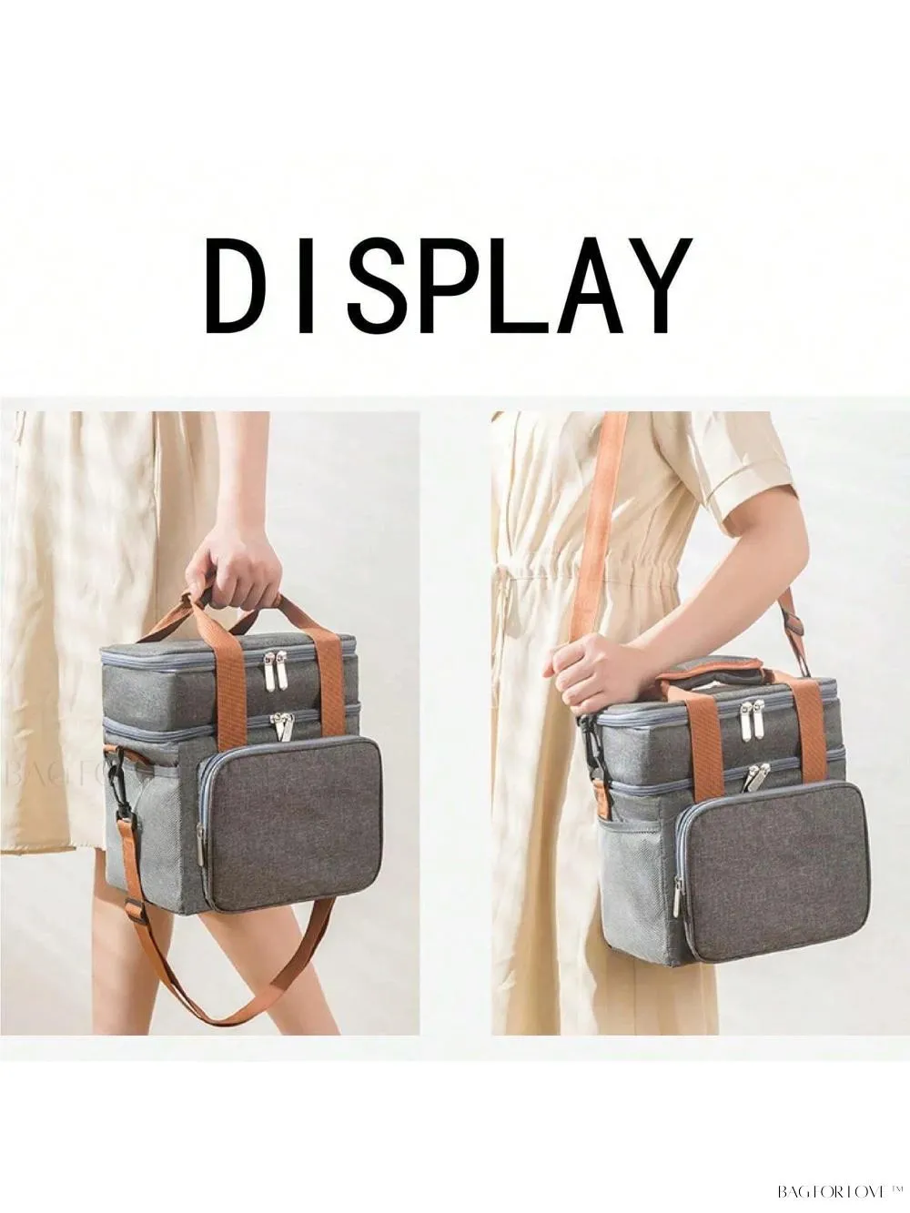 BagForLove - Large Capacity Oxford Cloth Cooler Bag for Home and Work