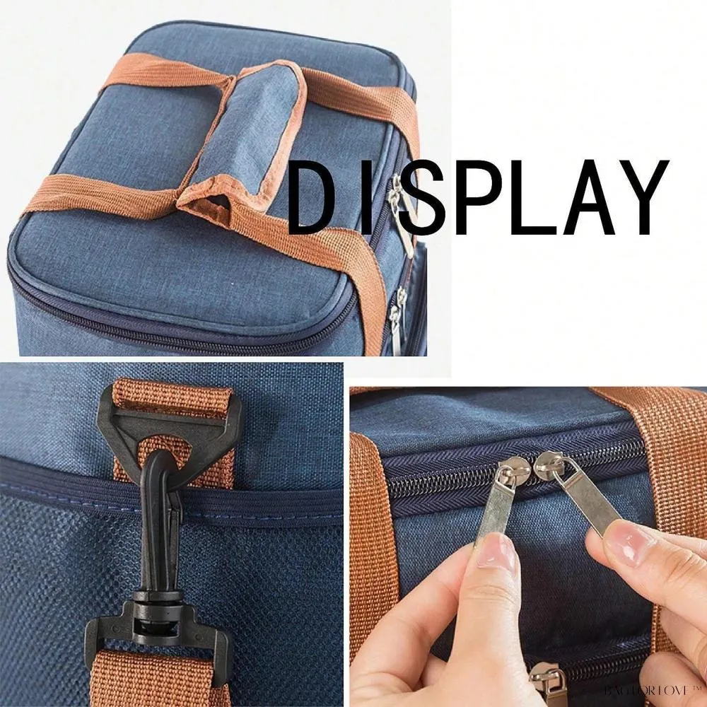BagForLove - Large Capacity Oxford Cloth Cooler Bag for Home and Work